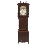 Large William IV Mahogany Tall Case Clock