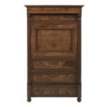 Napoleon III Walnut Secretaire a Abattant