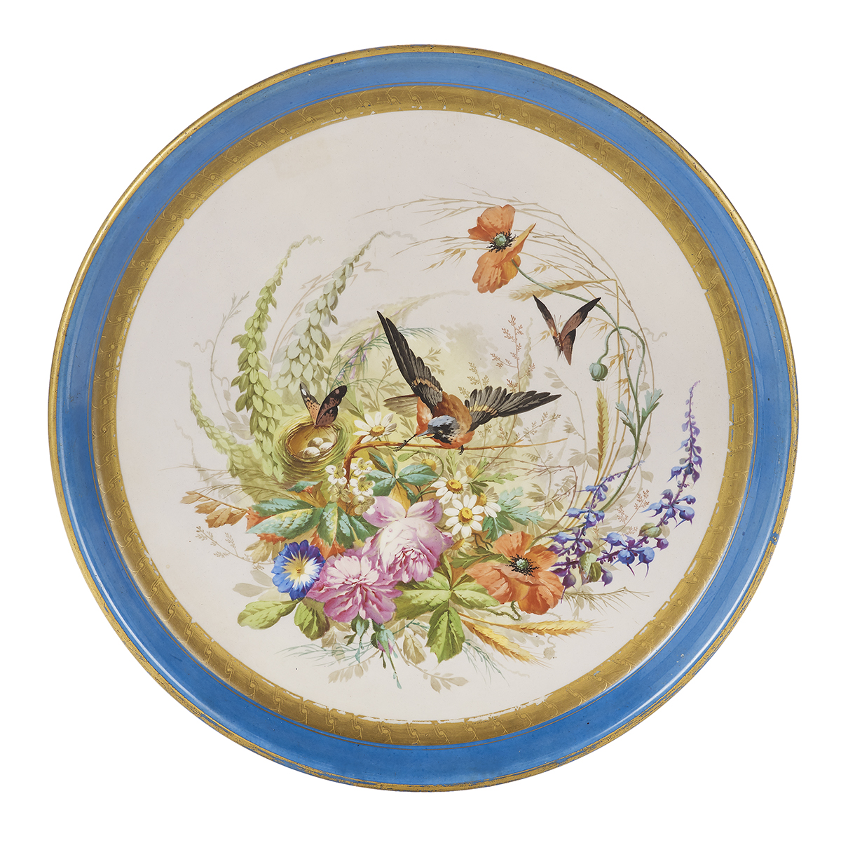 Paris or Limoges Porcelain Platter