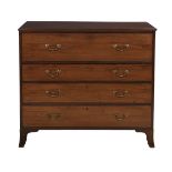 American Federal Mahogany Butler's Chest