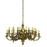 French Gilt-Bronze Chandelier in the Rococo Taste