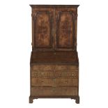 George III Walnut Secretary