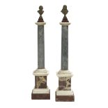 Pair of Marble and Bronze Grand Tour Souvenirs