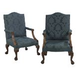 Pair of Mahogany Gainsborough Chairs