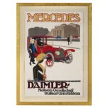 Poster "Mercedes Daimler, Motoren Gesellschaft"