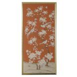 Dual Gracie, New York, Framed Chinoiserie Panels