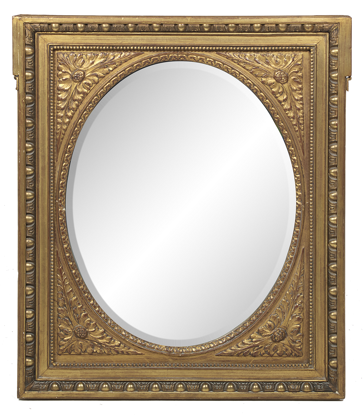 French Giltwood "Porthole" Mirror