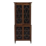 Victorian Mahogany Bookcase/Vitrine