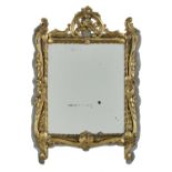 Louis XIV-Style Parcel-Gilt Mirror