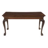 George III Mahogany Side Table