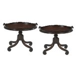 Pair of Mahogany Tray Tables