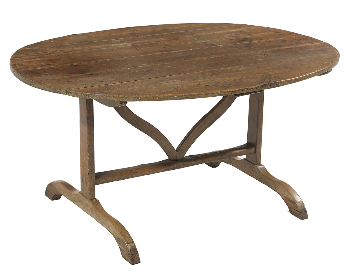 Continental Pine Tilt-Top Wine Tasting Table - Image 2 of 2