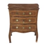 Continental Mahogany Commode in the Rococo Taste