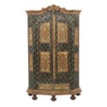 Continental Polychrome Armoire