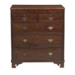 George III Mahogany and Pine Chest of Drawers