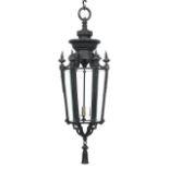 Continental Bronze Faceted Lantern