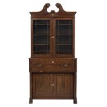 American Classical Mahogany Butler's Secretary