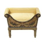 Handsome Venetian Painted Pet's Bed