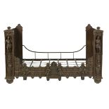 French Ornately Cast Iron Daybed
