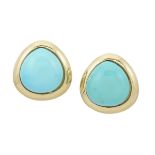 Pair of Turquoise Ear Clips