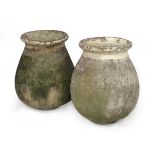 Two French Terracotta Olive Jars