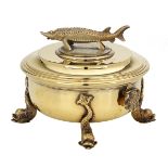 Garrard & Co. Sterling Silver-Gilt Caviar Dish