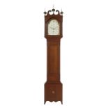 Riley Whiting Federal Cherry Tall Case Clock