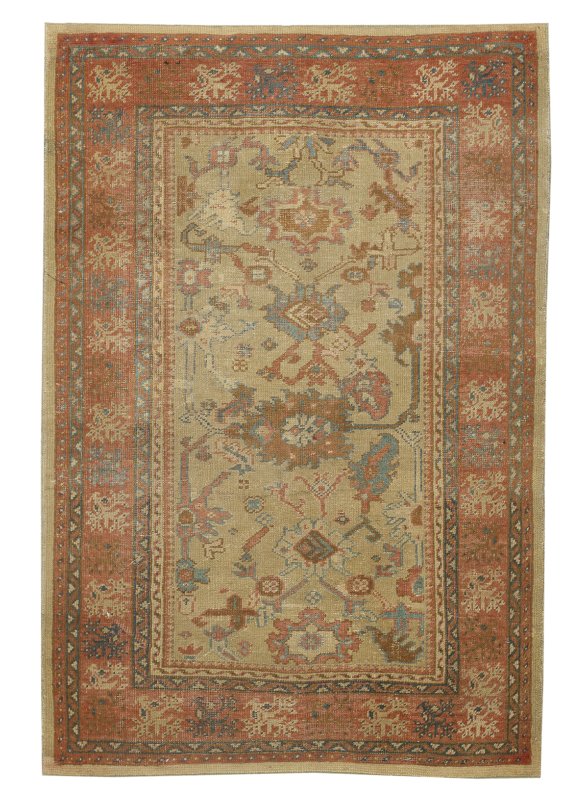 Antique Oushak Carpet