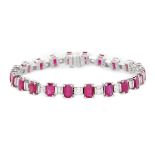 Ruby and Diamond Bracelet