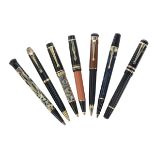 7 Montblanc Ballpoint Pens from Writers Edition