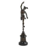 Italian Patinated Bronze of Mercury