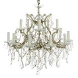 Maria Theresa-Style Crystal Chandelier