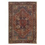 Semi-Antique Heriz Carpet