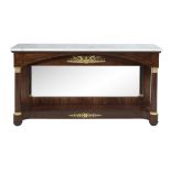 American Classical-Style Marble-Top Side Table