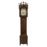 American Federal Mahogany Tall Case Clock
