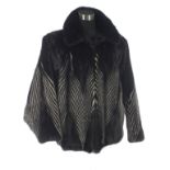 Gentleman's Chevron Mink Jacket