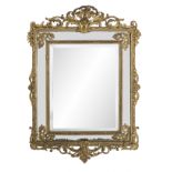French Giltwood Mirror in the Baroque Taste