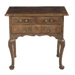 George III Walnut Lowboy