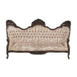 American Rosewood Sofa, Attributed to Belter