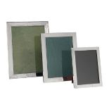 Three American Sterling Silver Photograph Frames