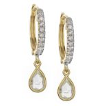 Pair of Diamond Earrings