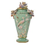 Chinoiserie-Decorated Potpourri Urn