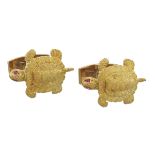 Pair of Turtle Cufflinks