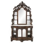 Important Rosewood Etagere, Attributed to Belter
