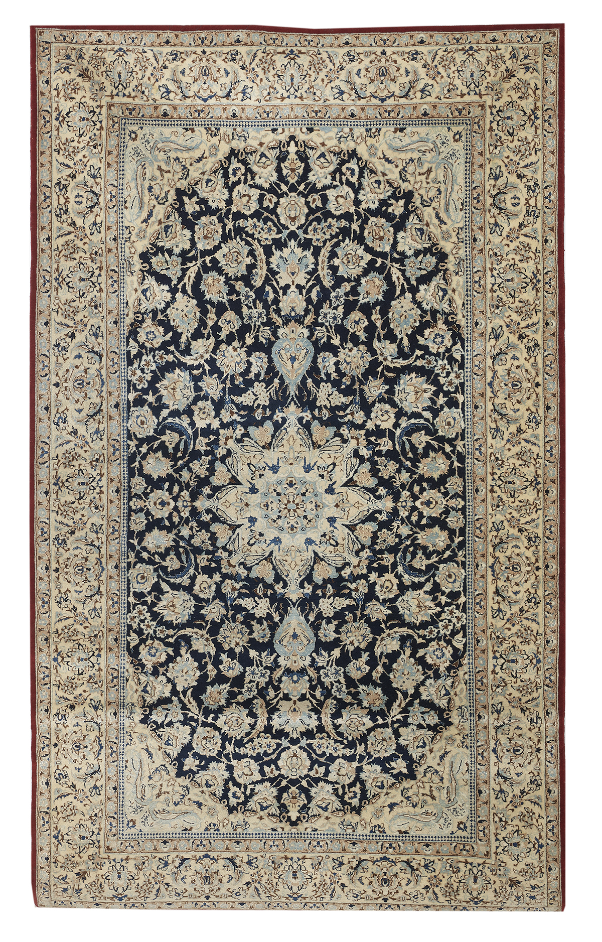 Nain Silk and Wool Carpet