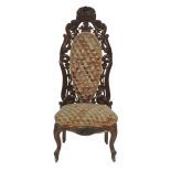 American Rosewood Chair, Attributed to Belter