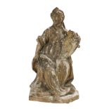 French Painted Terracotta Figure