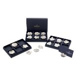 3 Sets of Buccellati Sterling Place Card Holders