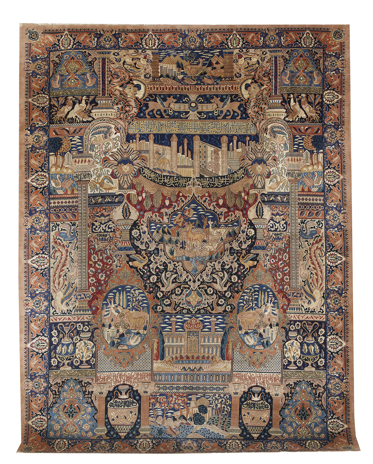 Pictorial Tabriz Carpet