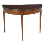 Louis XVI-Style Kingwood and Rosewood Games Table